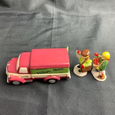 Lot 93 | Village News Delivery | Newsboy | Apple Girl