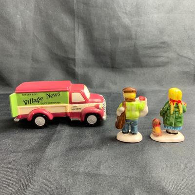 Lot 93 | Village News Delivery | Newsboy | Apple Girl