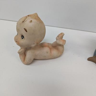 Vintage Japan Pottery Figurines & Siamese Cat Avon Bottle