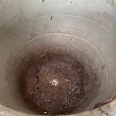 Roseville fern leaf pot