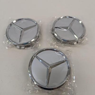 Mercedes Wheel Centers Approx 3"