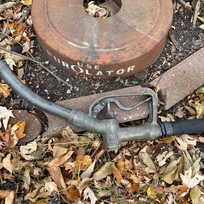Car part and 2 gas hoses