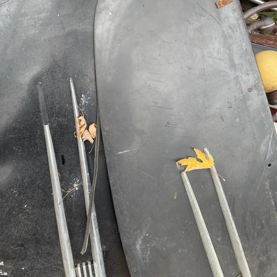 4 side panels to vintage car