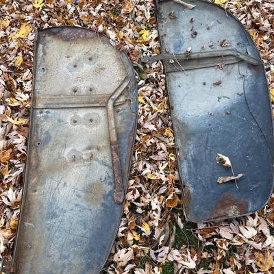 4 side panels to vintage car