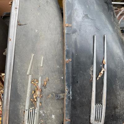4 side panels to vintage car