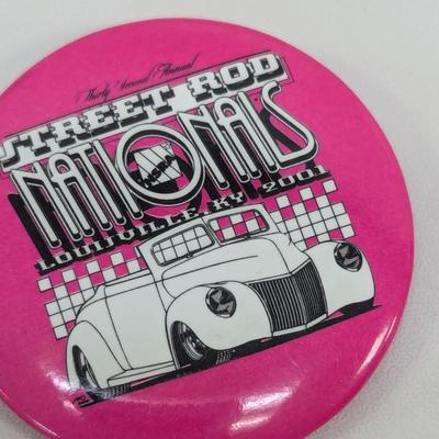 Hot Rod Button Pins