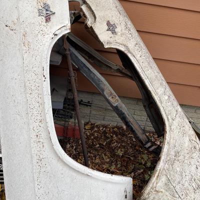 Vintage 283 quarter panels and bumper