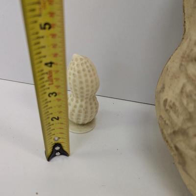 Planters Peanut Paper Mache Container & Small Peanut