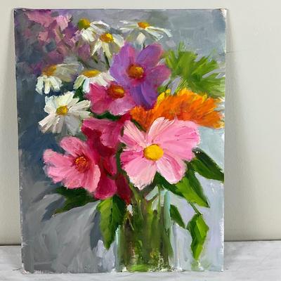174 Original Oil Painting "Fresh Cut" Flowers by Kathie Rogers