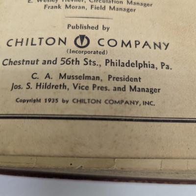1936 Chilton Flat Rate Manual