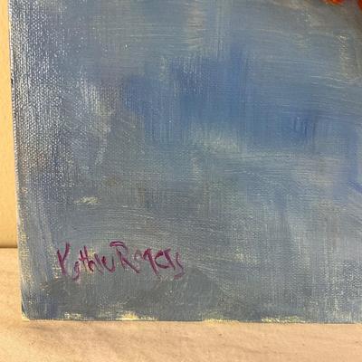 179 Original Oil Painting "Champagne" by Kathie Rogers