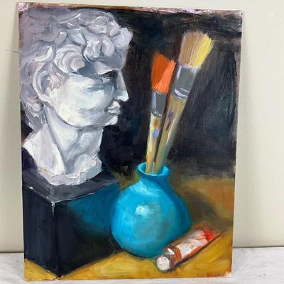 181 Original Oil Painting "Art Things " by Kathie Rogers