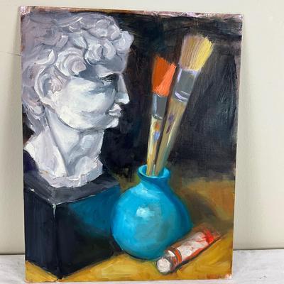 181 Original Oil Painting "Art Things " by Kathie Rogers