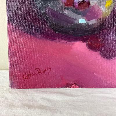 186 Original Oil Painting Still Life Pottery by Kathie Rogers