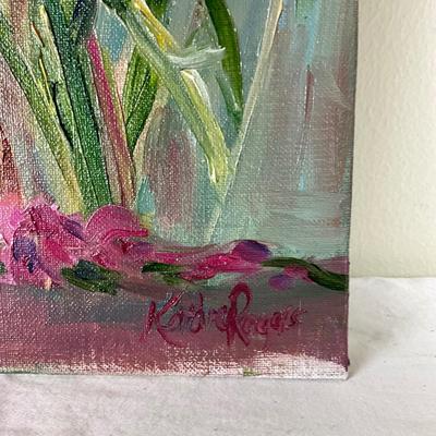 189 Original Oil Painting "Still Life with Hat" by Kathie Rogers