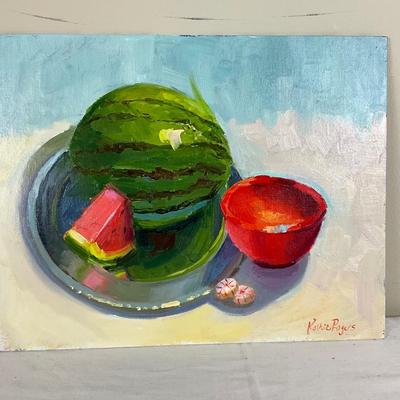 194 Original Oil Painting "Sweets & Treats" by Kathie Rogers