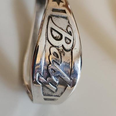 Two Silverplated Baby Feeding Spoons
