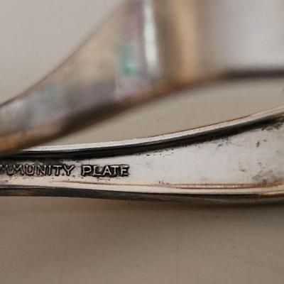 Two Silverplated Baby Feeding Spoons