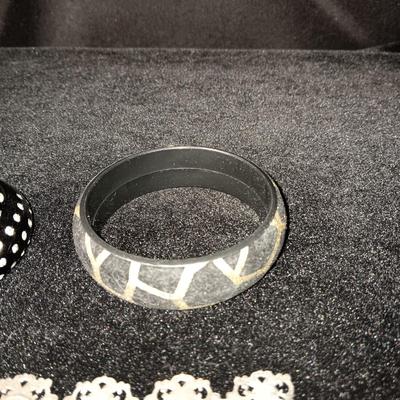 UNIQUE SILVER-TONE BRACELET W/2 OTHER BRACELETS