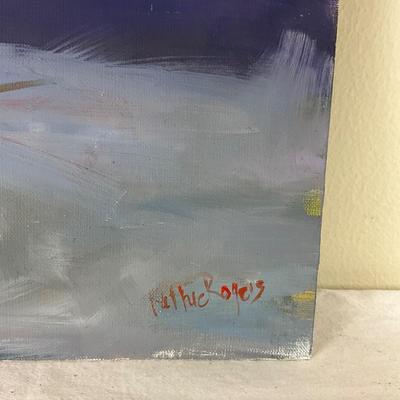 200 Original Oil Painting "Red Tulips" by Kathie Rogers