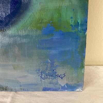 201 Original Oil Painting "Sunflowers in Vase" by Kathie Rogers