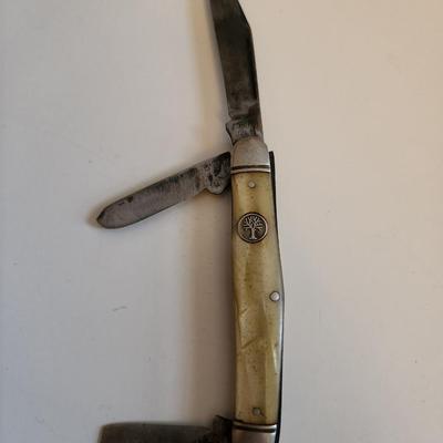 Vintage Boker Knife USA 85/85 Tree Brand 3-Blade Pocket Knife