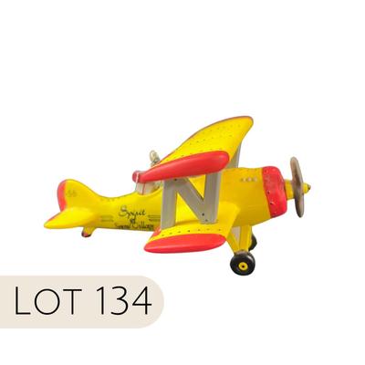 Lot 134 | Yellow Airplane
