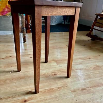 John M. Smyth Wooden Side Table