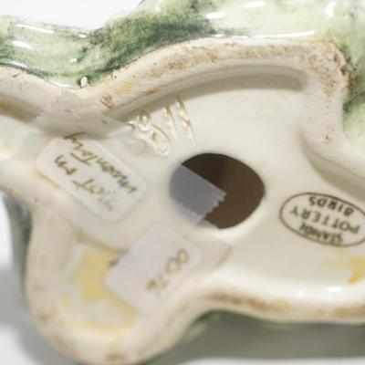 GROUPING OF FOUR CERAMIC AND HAND PAINTED STANGLE BIRDS