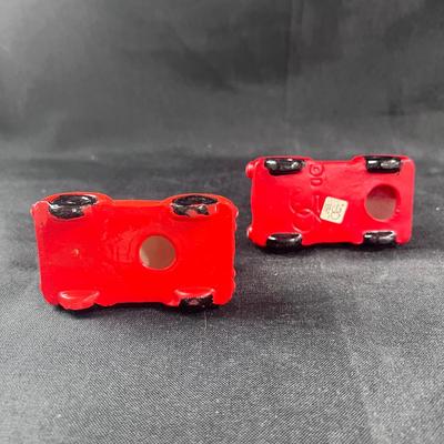 Lot 165 | Two Red Cars with Trees