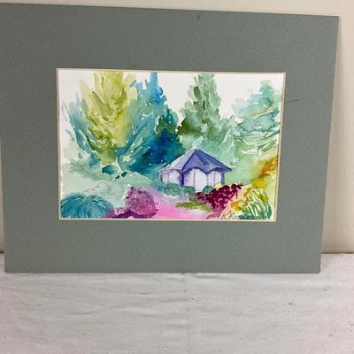 217 Original Watercolor "Cabana" by Kathie Rogers