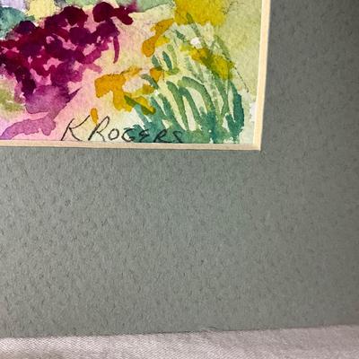 217 Original Watercolor "Cabana" by Kathie Rogers