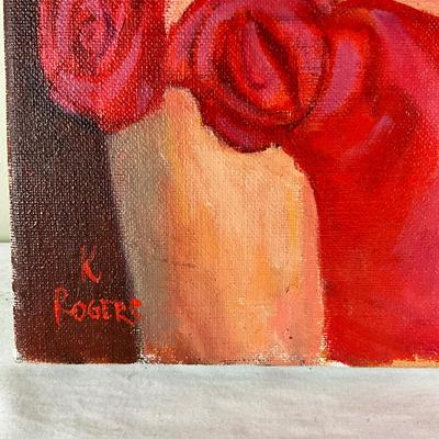 223 Original Oil Painting "Self Portrait" by Kathie Rogers