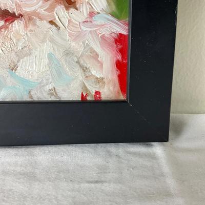 232 Original Oil Painting "Santa" by Kathie Rogers