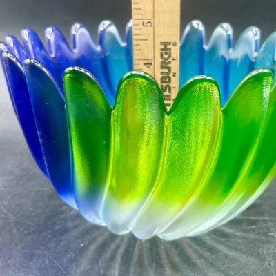 Studio Nova Solaris Blue Green Glass Bowl