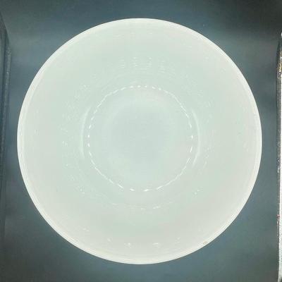Large White Porcelain Salad Bowl