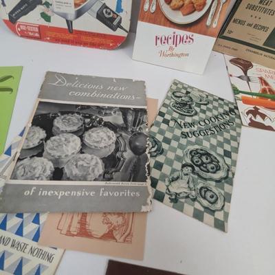 Vintage Recipe & Kitchen Pamphlets