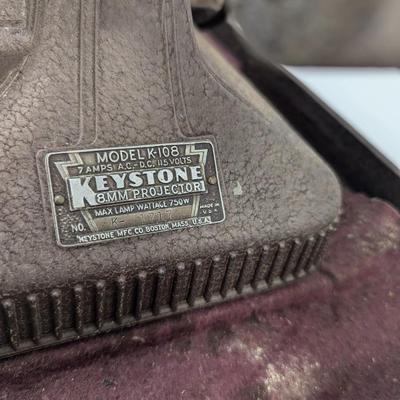 Keystone 8MM Projector Model K-108 With Case