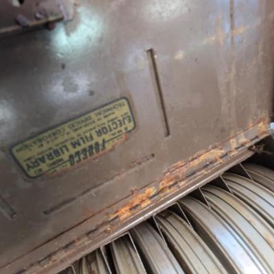 Movie Film Reels With Metal Cases