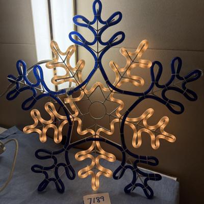 Outdoor snowflake