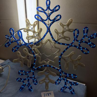 Outdoor snowflake