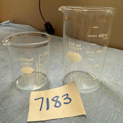 Pyrex measuring glasses