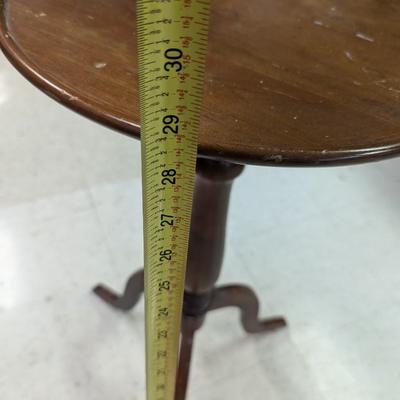 Antique Round Table Plant Stand