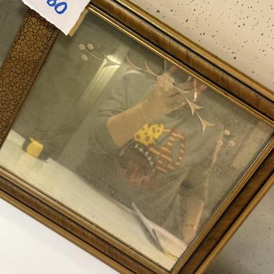 Antique 3 panel beautiful mirror
