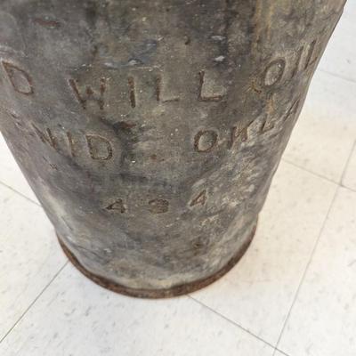 Vintage Can "Good Will Oil" Enid Oklahoma 434 Can