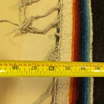 Vintage Mexican Wool Rug