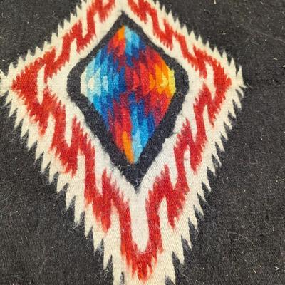 Vintage Mexican Wool Rug