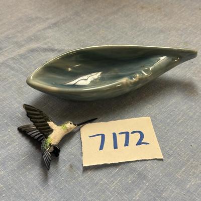 Tearshaped ashtray
