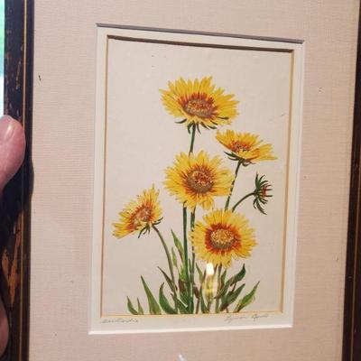 floral watercolors of flowers from Colorado