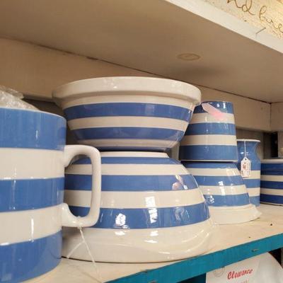 Cornishware pottery